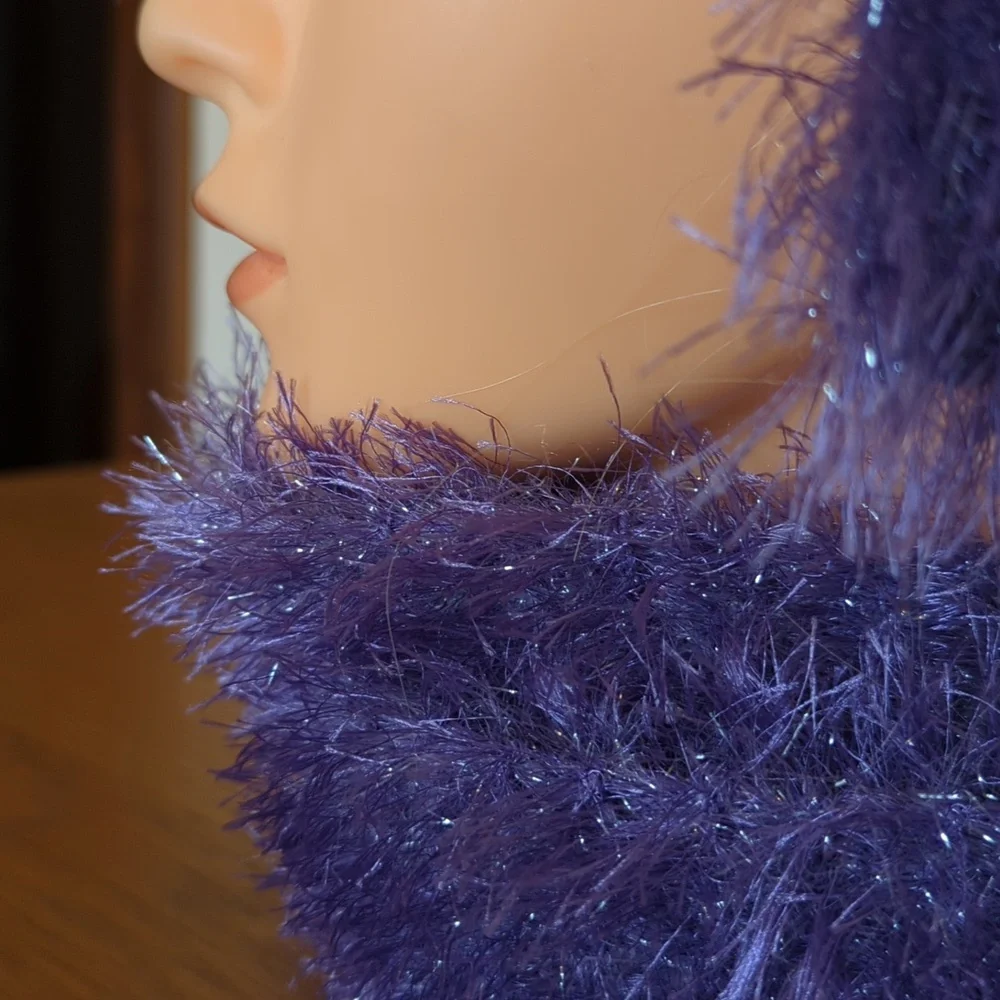 HANDMADE Skinny Scarf party sparkle celebrate